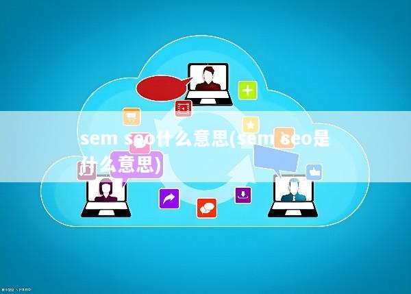 sem seo什么意思(sem seo是什么意思)